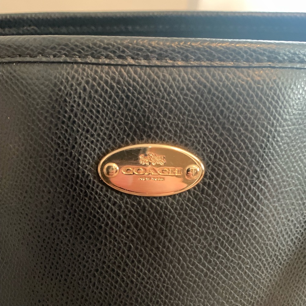 Black coach purse